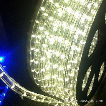 LED Rope Light, 2 Wires with 36 LEDs/Meter, 13mm Diameter, Waterproof for Outdoor Use
